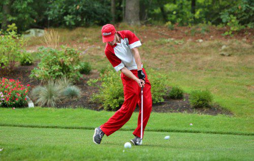 DAVID MELANSON, a sophomore, is one of six Warrior golfers who will be competing in the Div. 2 North sectional golf tournament on Monday at the Far Corner Golf Course. (Donna Larsson File)