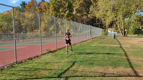PATRICK McPHERSON was recognized as the top runner in the Commonwealth Athletic Conference this fall in cross country. McPherson is a senior at Mystic Valley Charter School.
