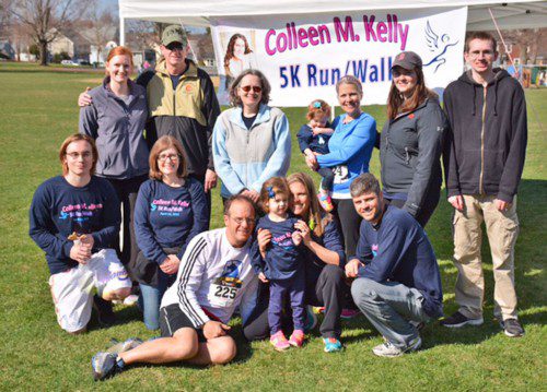 AMONG THOSE who ran and organized the 3rd Annual Colleen Kelly 5k on Saturday were members of the McDermott and Kelly family (pictured). 