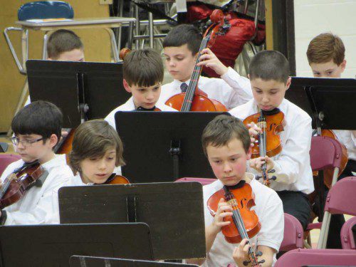 THIS YEAR'S "String Fling" was among the many highlights of the schools' music program.