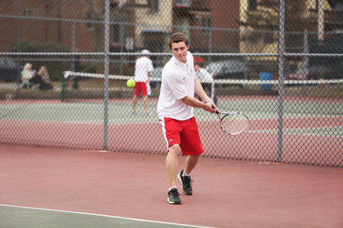 SENIOR QUAD captain Rowan Dempster is among those who return for the league champ Melrose Red Raider tennis team, who are already off to a 2-1 record. (file photo) 