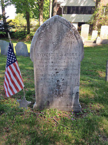 THE ABORN BROTHERS lost their lives fighting in the Civil War.
