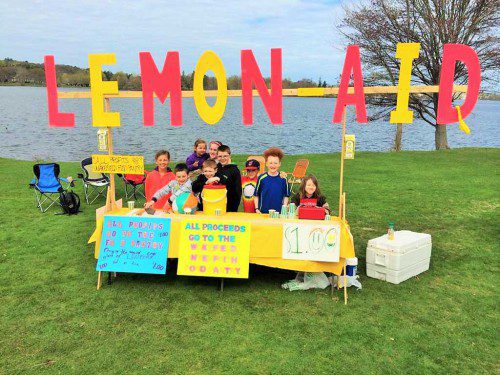 GREENWOOD SCHOOL students are participating in the national Lemonade Day program this Saturday, May 2 on the Wakefield Lower Common on the gazebo side. The goal of Lemonade Day is to empower today’s youth to become tomorrow’s entrepreneurs by helping them start, own and operate their very own business — a lemonade stand. The children of the Greenwood School are running their stand as a non-profit business and are donating 100 percent of the proceeds to the Wakefield Interfaith Food Pantry. The stand, aptly named “ Lemon-Aid,” will operate on the Wakefield Lower Common from 9:30 a.m. to 3:30 p.m. The cost of a glass of lemonade is $1. Cash, checks and even credit cards are accepted. Last year, the stand raised more than a $800 for the food pantry. 