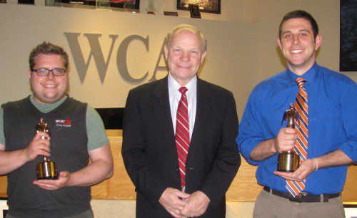 FROM THE LEFT are WCAT Technical Director Scott Kurland, Executive Director Tom Stapleton and Video Producer/Technician Ryan Boyd. (Mark Sardella Photo)