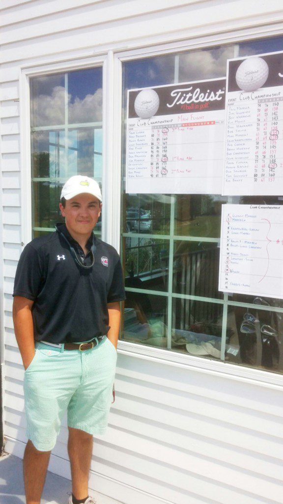 NED MADDEN, a sophomore at the University of South Carolina, won the Hillview Country Club golf championship on Aug. 2. (Courtesy Photo)