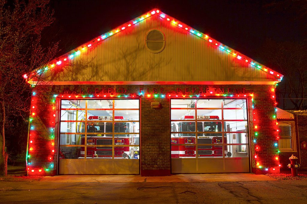 WAKEFIELD Fire Dept. Group 1, Engine 2 Co. recently decorated the Greenwood Firehouse for Christmas.