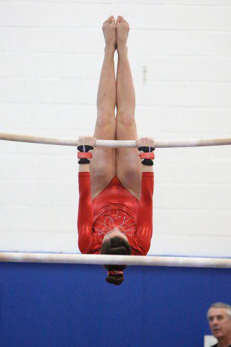 LAUREN CINCOTTA is among those Melrose gymnasts, who have helped Melrose start their season at 2-0. (file photo) 