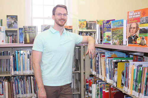 JONATHAN NICHOLS is settling in as the head of youth services for the Lynnfield Public Library.  (Dan Tomasello Photo)