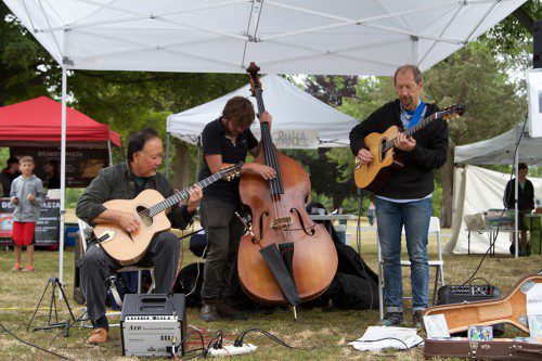 THE TALENTS OF Betty's Bounce were on display during last Saturday's Farmers Market in Hall Park. (Donna Larsson Photo)