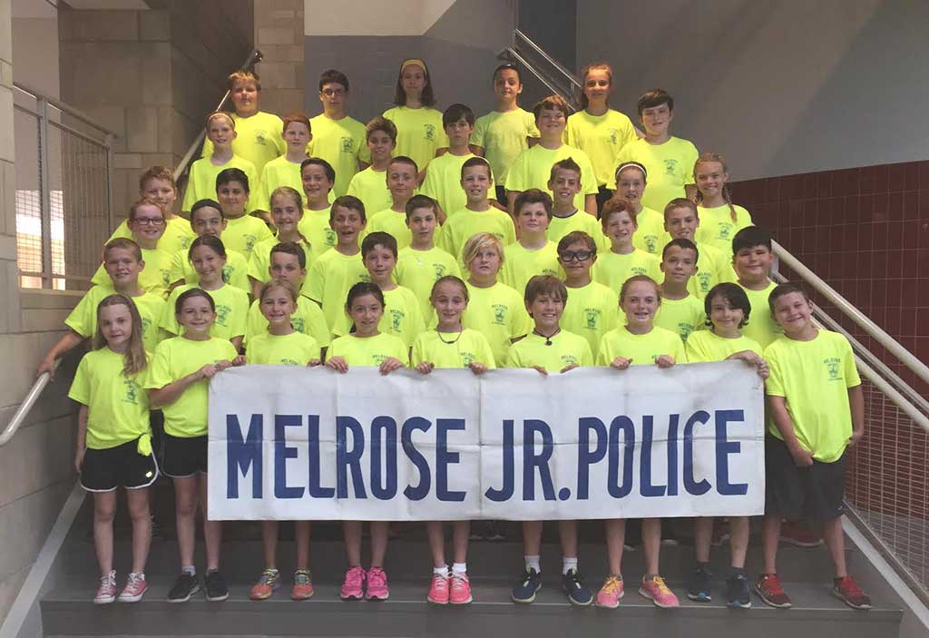 THE MELROSE POLICE DEPARTMENT hosted three sessions of the Junior Police Academy this summer, with a total of 119 participants. (Courtesy Photo)