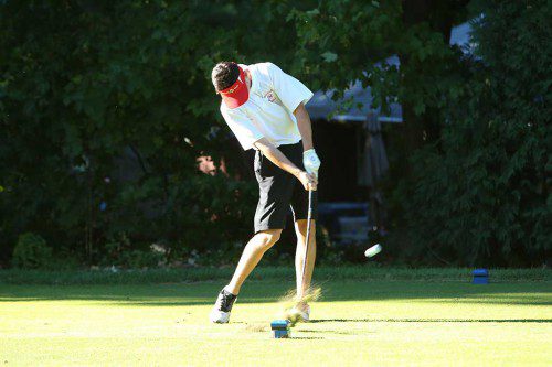 JUSTIN CROWLEY joins Drew McGuire as captain to the 2016 MHS golf team, who scored a victory on Monday over Watertown. (Donna Larsson photo)
