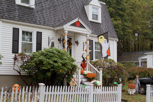 THIS GREENWOOD HOME is all set for youngsters in costumes Monday night. (Donna Larsson Photo)