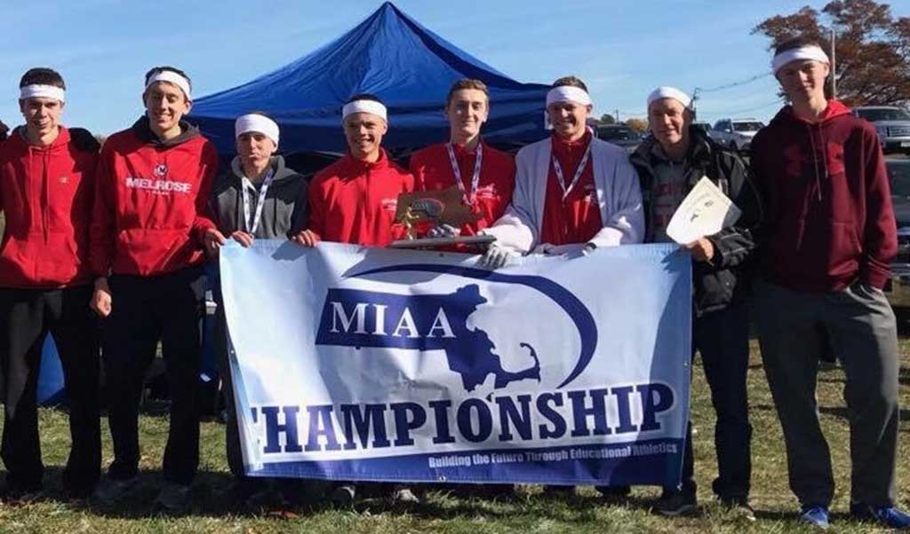 IT WAS another remarkable season for the 2016 MHS Cross Country team, who placed 4th in the state on Sunday at the MIAA All States Meet and saw their top runner, Adam Cook, become state bronze medalist. (courtesy photo) 