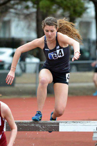 BENTLEY graduate Sammi Albanese has switched her focus from collegiate track and field events like the steeplechase and cross country to running her first marathon in Boston in 2017 and is holding fundraisers to support her sponsoring charity, Bottom Line. (Courtesy Photo)