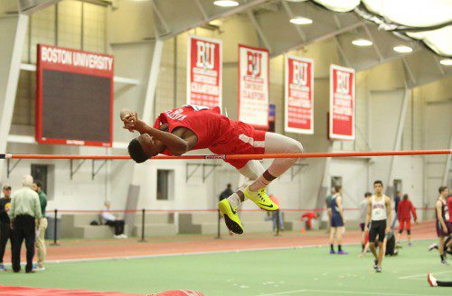 MARC BIENNESTIN, a junior, has qualified to compete in the high jump and the long jump in the Div. 4 Track and Field Championship Meet which will be held tonight at the Reggie Lewis Center. (Donna Larsson File Photo)