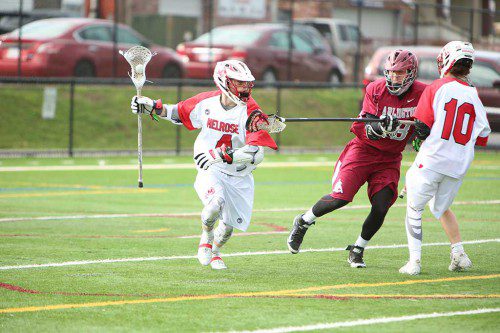 SNOW WON'T stop the Melrose Red Raider lacrosse team from opening their season on April 3 at home against Peabody. Until then, the team will play in scrimmage action this weekend. (file photo) 