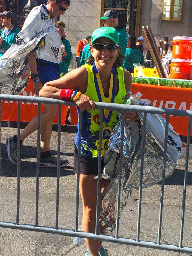 LYNNFIELD RESIDENT Kristan Murphy will be running in the 121st Boston Marathon on Monday, April 17 as a part of Dana-Farber’s Marathon Challenge team. (Courtesy Photo)