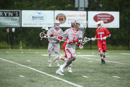Austin Collard earned All-American status for his work as a midfielder for the Warrior lacrosse team