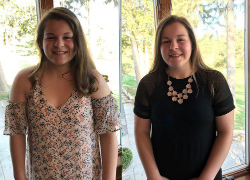 WAKEFIELD RESIDENTS, Olivia (left) and Hannah Dziadyk will be competing in the Bay State Summer Games July 14-16. The WMHS student-athletes will play in the girls’ basketball showcase.