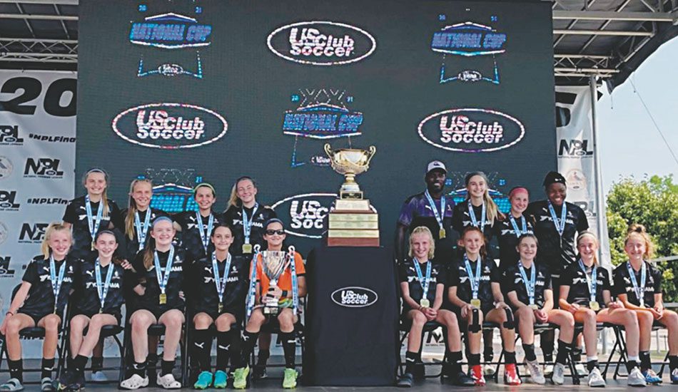 McElligott, Strong are national club soccer champions