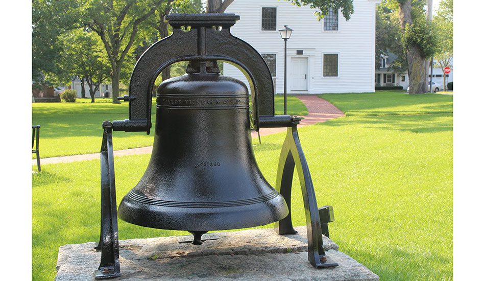 Historic fire bell restored, returned to Town Common