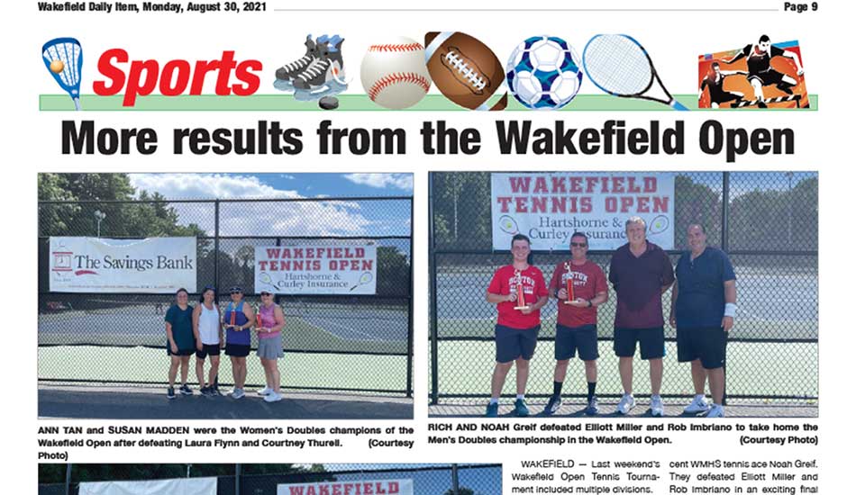 Sports Page: August 30, 2021