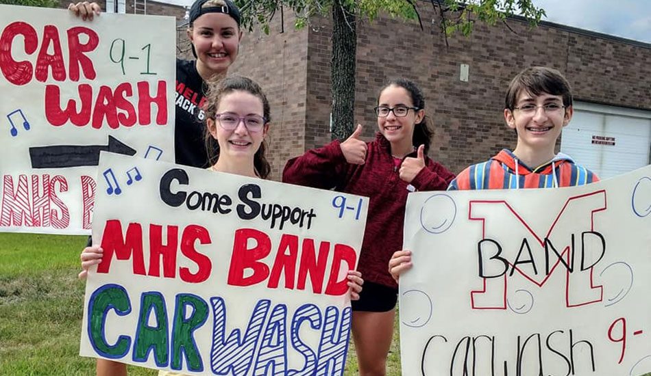 MHS Marching Band Annual Car Wash Aug. 29