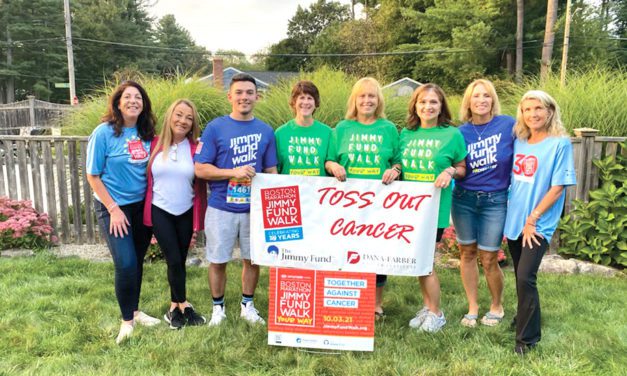 Team “Toss Out Cancer” aims to raise $17,000 in Jimmy Fund Walk Sunday