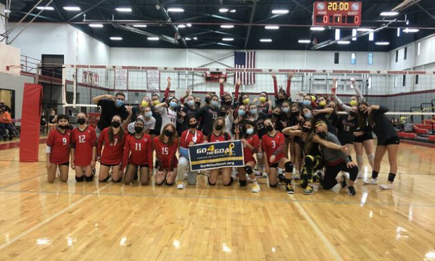Warrior volleyball beats Beverly in pediatric cancer awareness game