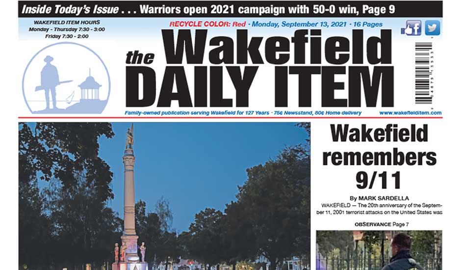 Front Page: September 13, 2021