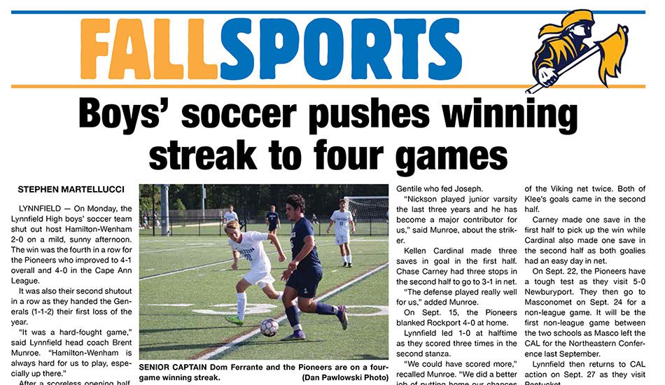 Sports Page: September 22, 2021