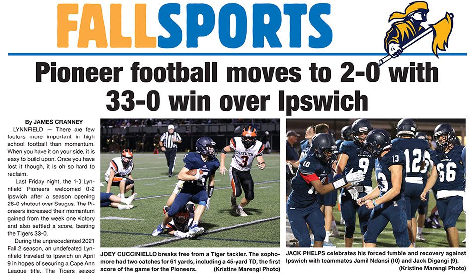 Sports Page: September 29, 2021