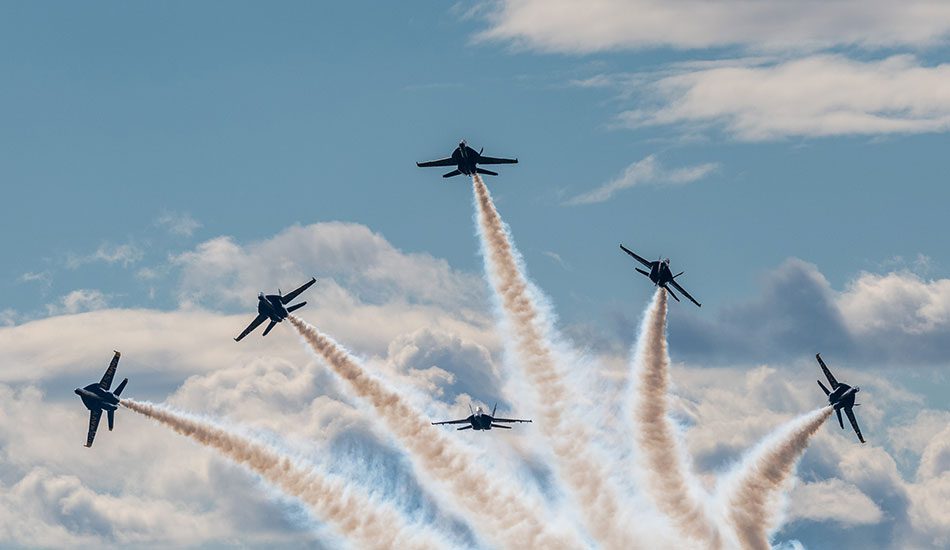 PHOTO: Flying high with the Blue Angels