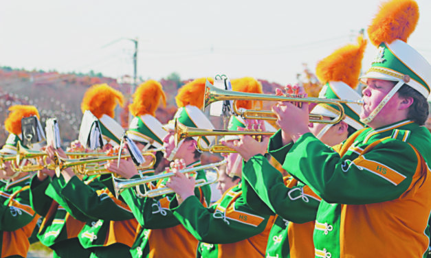 Marching Hornets win gold at NESBA finals, wrap up competitive season