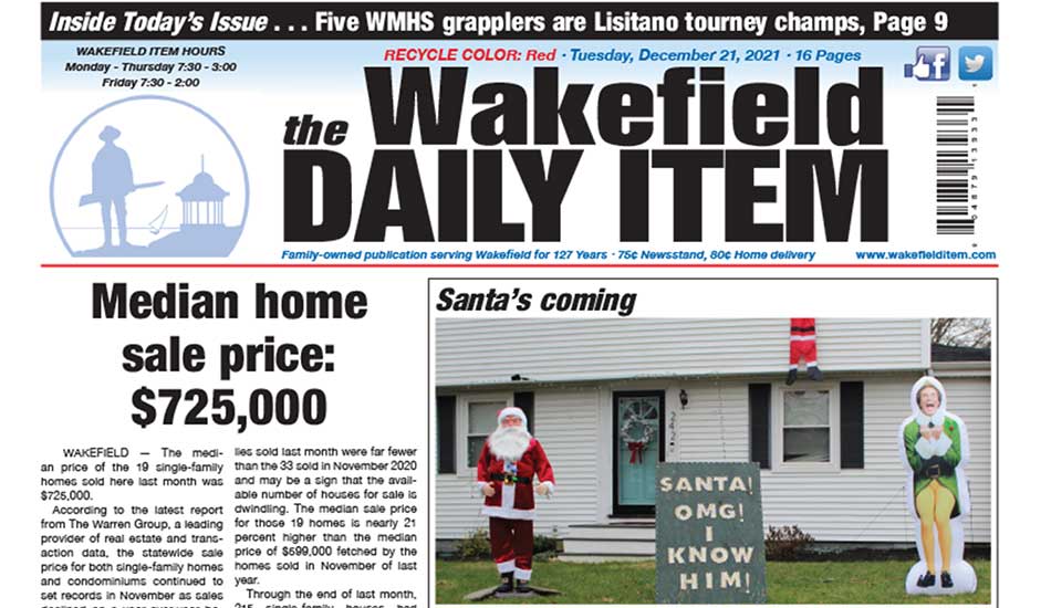 Front Page: December 21, 2021