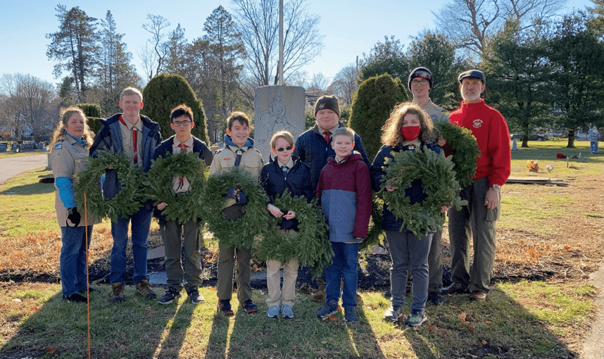 Troop 701 wreath fundraiser