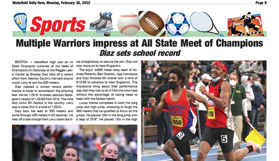 Sports Page: February 28, 2022