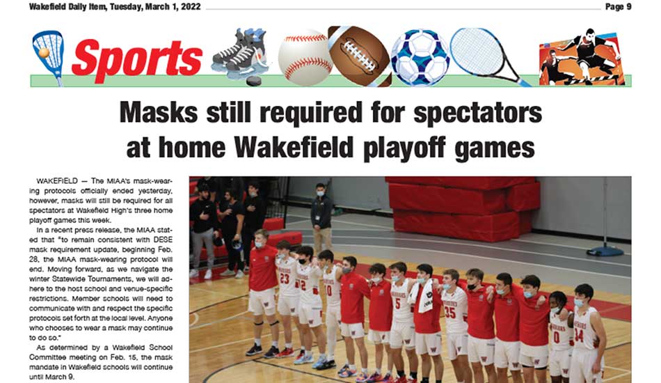 Sports Page: March 1, 2022