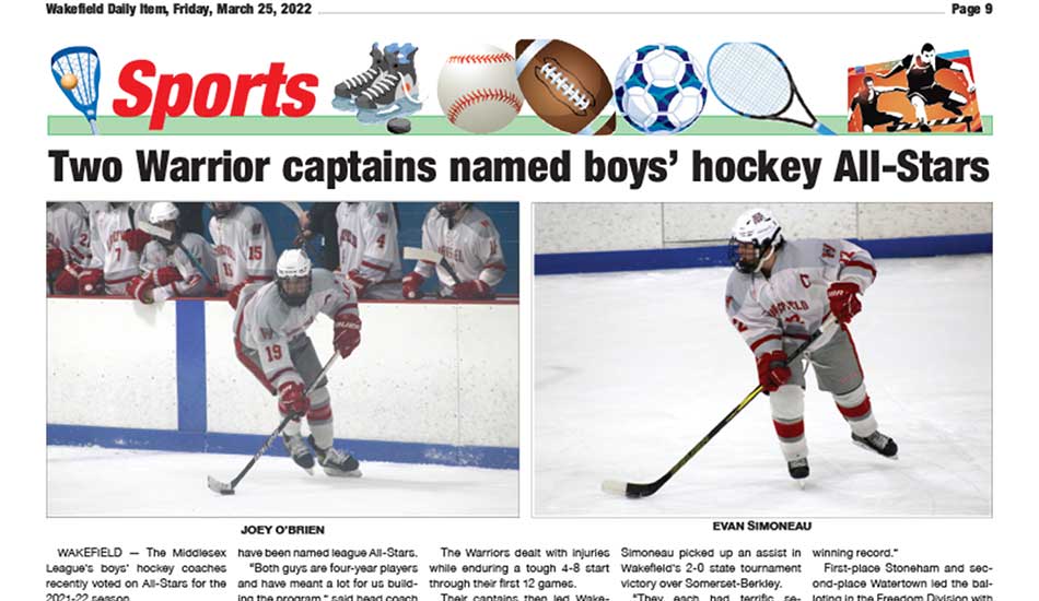 Sports Page: March 25, 2022