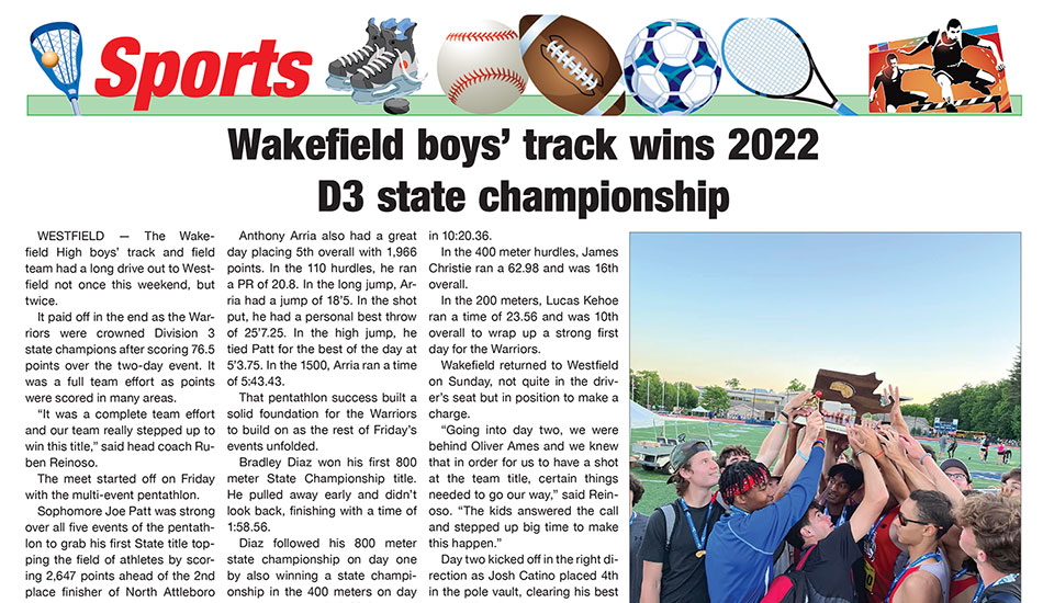 Sports Page: May 31, 2022