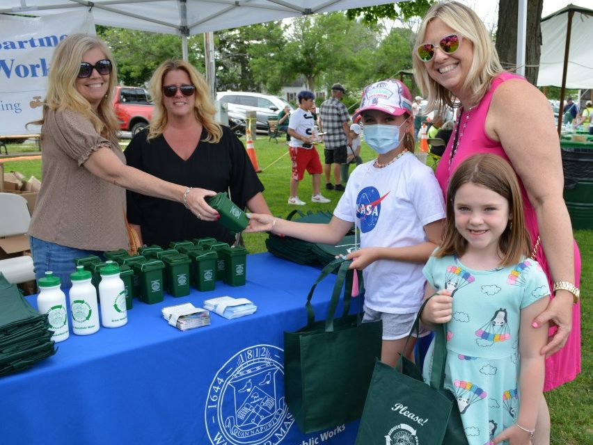 PHOTO: Brainerd family visits the DPW table