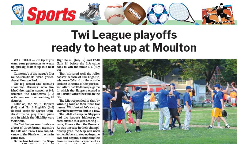 Sports Page: August 8, 2022