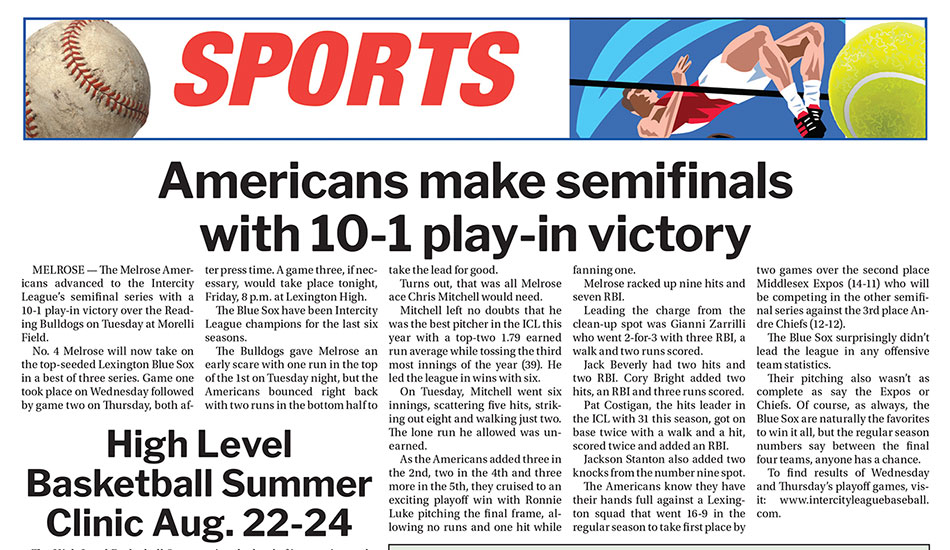 Sports Page: August 5, 2022