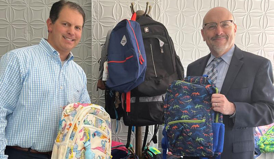 Annual Back to School Supplies Drive Organizer Delivers 80 Backpacks to Melrose Public Schools
