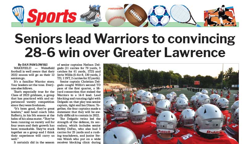 Sports Page: September 12, 2022