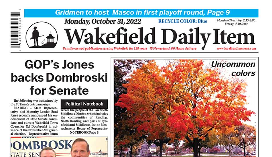Front Page: October 31, 2022
