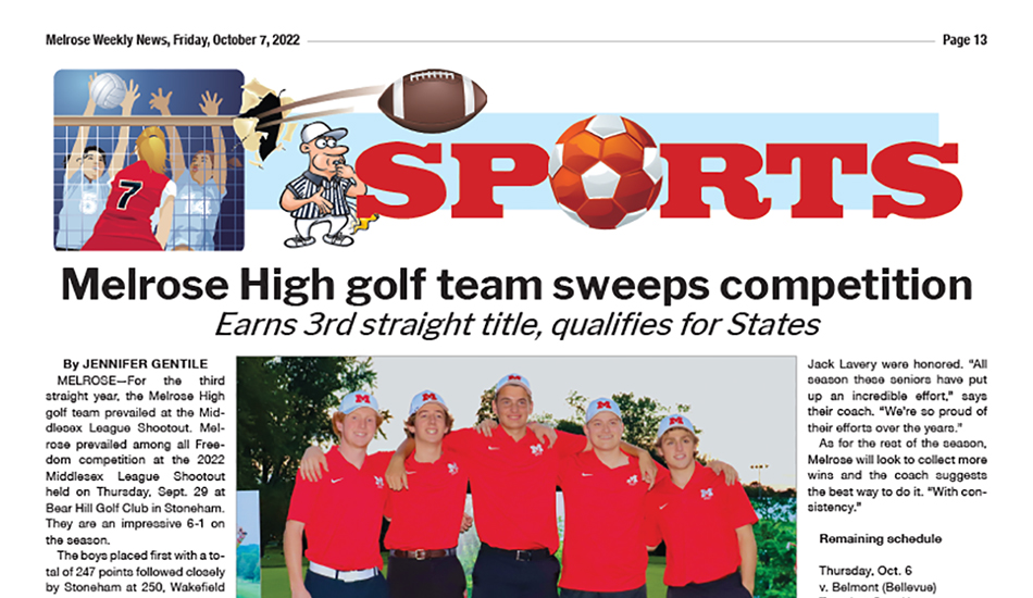Sports Page: October, 7 2022