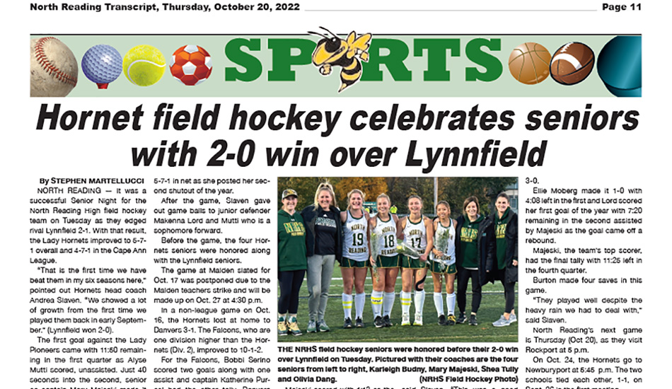 Sports Page: October 20, 2022