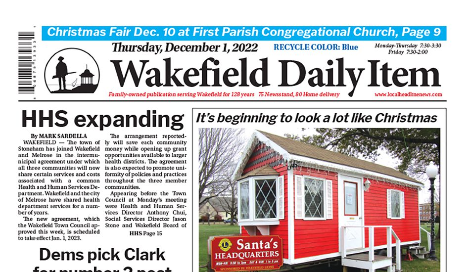 Front Page: December 1, 2022