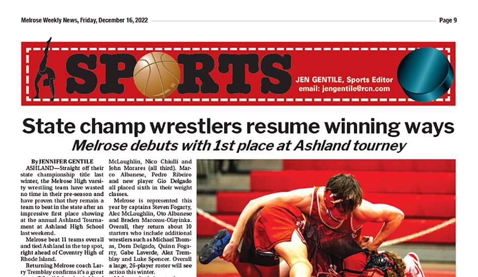 Sports Page: December 16, 2022